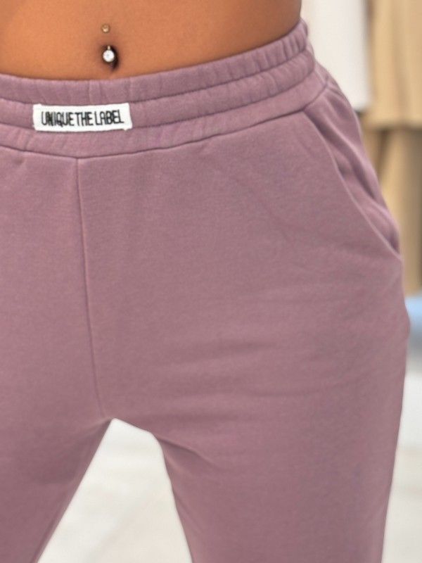 Unique The Label - Molly Pants Tracksuit Pants - Mushroom