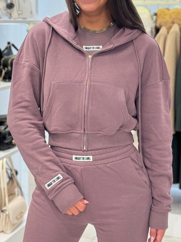 Unique The Label - Molly Vest Tracksuit Vest - Mushroom