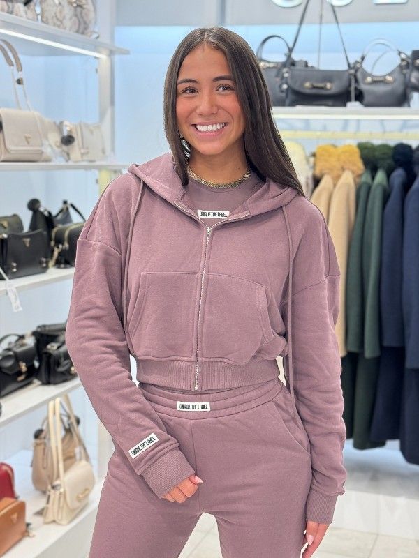 Unique The Label - Molly Vest Tracksuit Vest - Mushroom