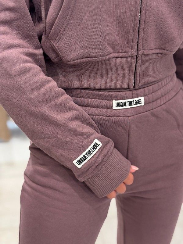 Unique The Label - Molly Vest Tracksuit Vest - Mushroom