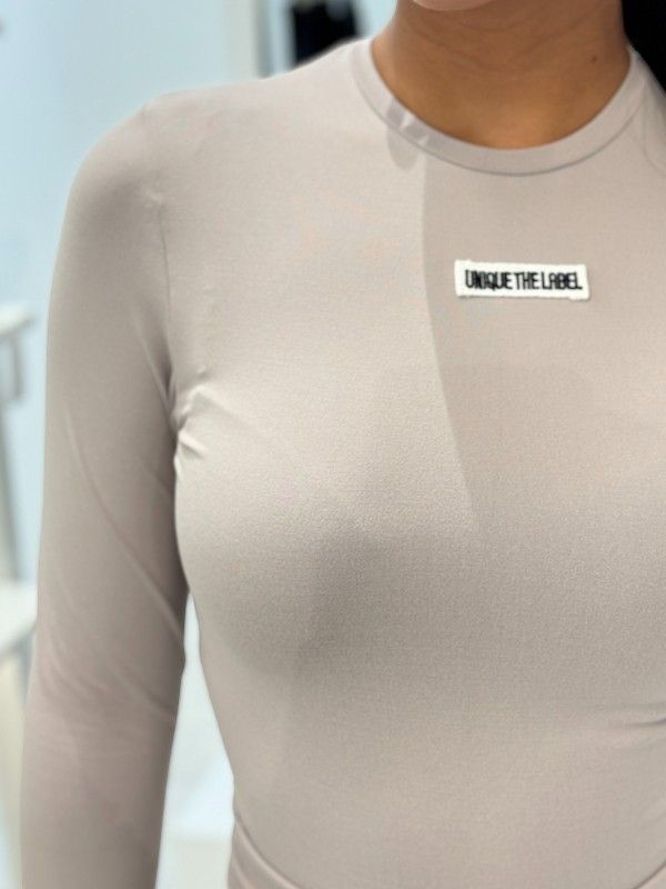 Unique The Label - Nena Long Sleeve Top - Mocha