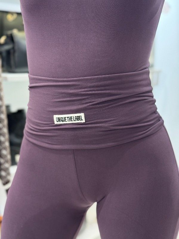Unique The Label - Nena Pants - Deep Berry