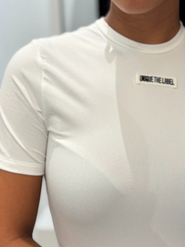 Unique The Label - Nena Short Sleeve Top - White