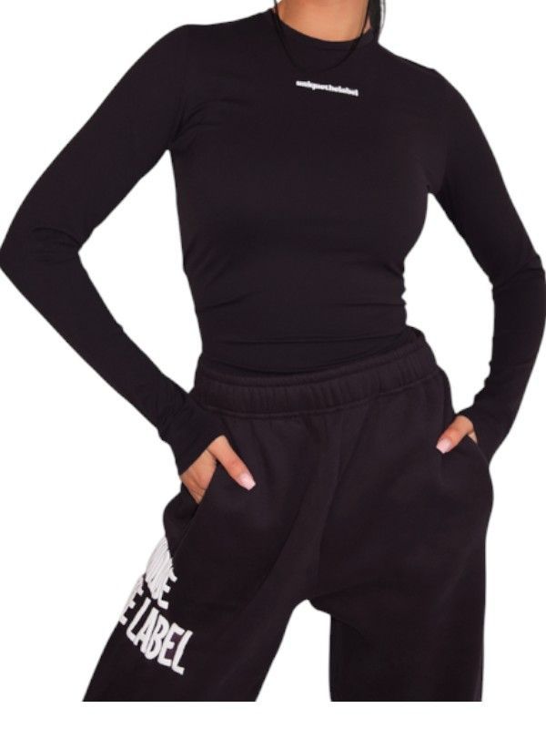 Unique The Label - Robyn Long Sleeve - Deep Black