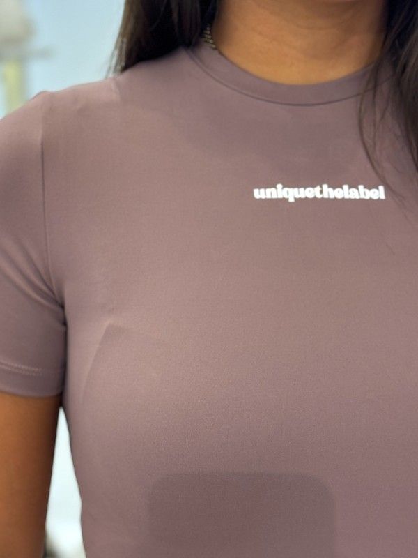 Unique The Label - Robyn Short Sleeve - Paars