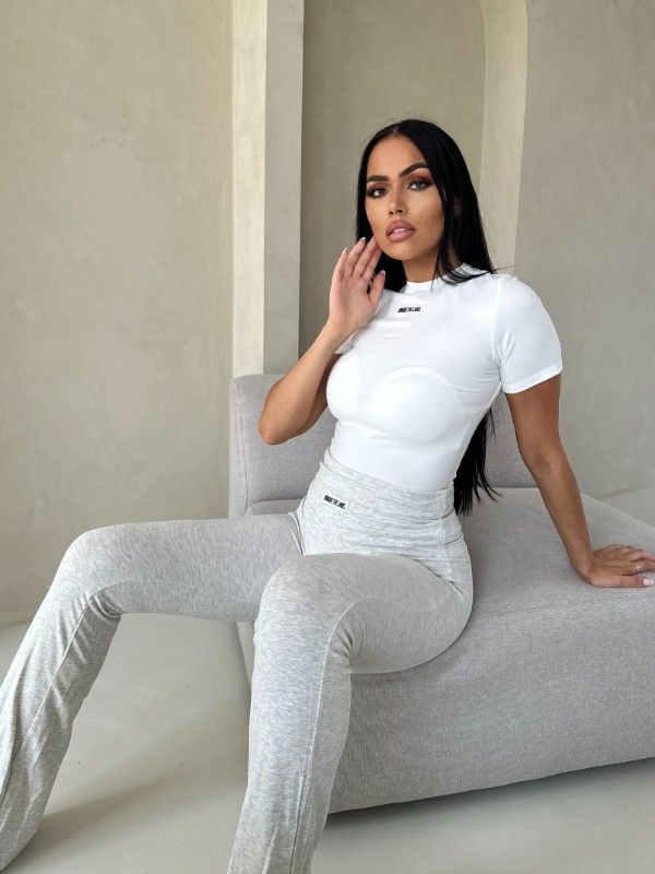 Unique The Label - Nena Short Sleeve Top - Wit