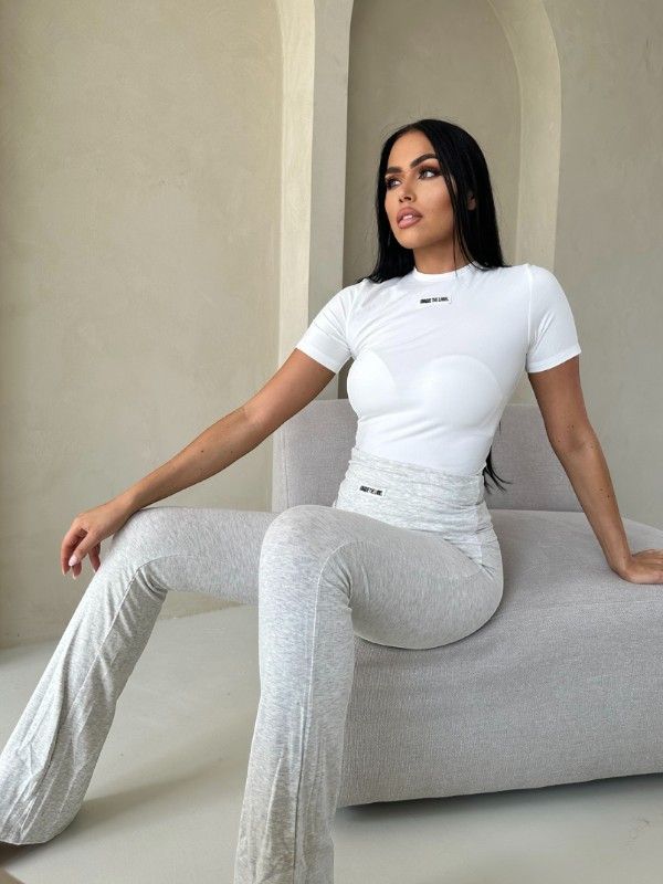 Unique The Label - Nena Short Sleeve Top - Wit