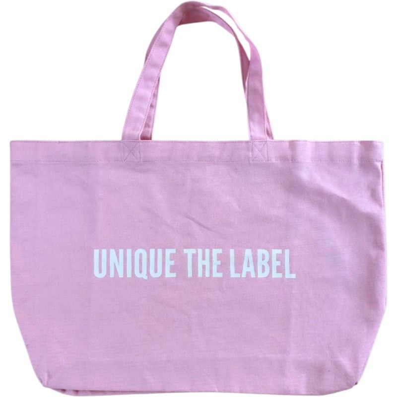 Unique The Label - Unique Canvas Tote - Powder Pink