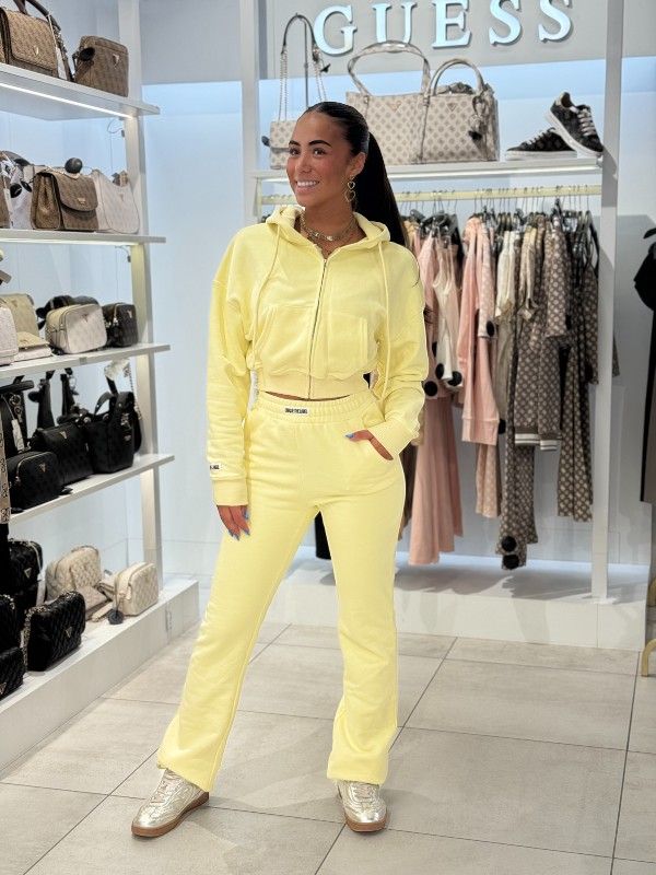 Unique The Label - Molly Vest Tracksuit Vest - Geel
