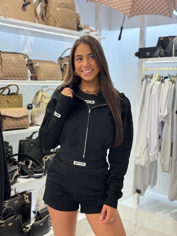 Unique The Label - Molly Vest Tracksuit Vest - Zwart