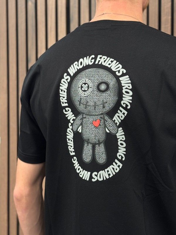 Wrong Friends - Kiowa T-shirt - Zwart