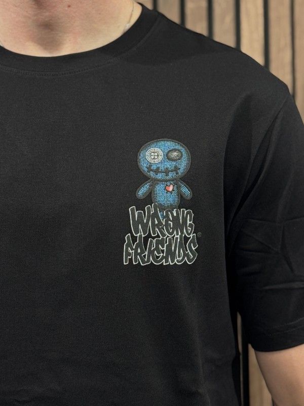 Wrong Friends - Maupin T-shirt - Zwart