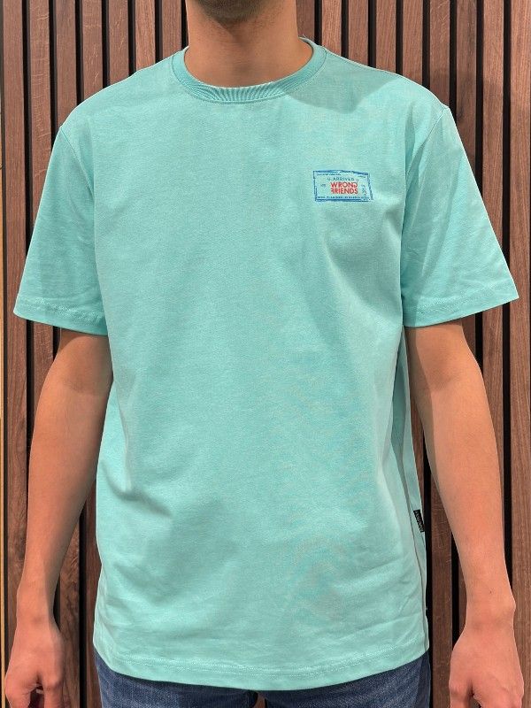 Wrong Friends - Aloha T-shirt - Blauw