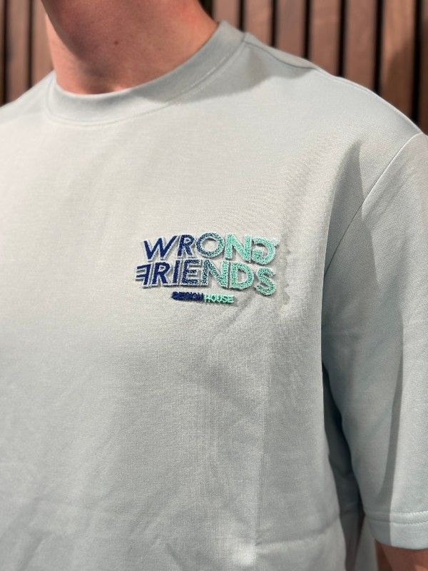 Wrong Friends - Simi Valley T-shirt - Blauw
