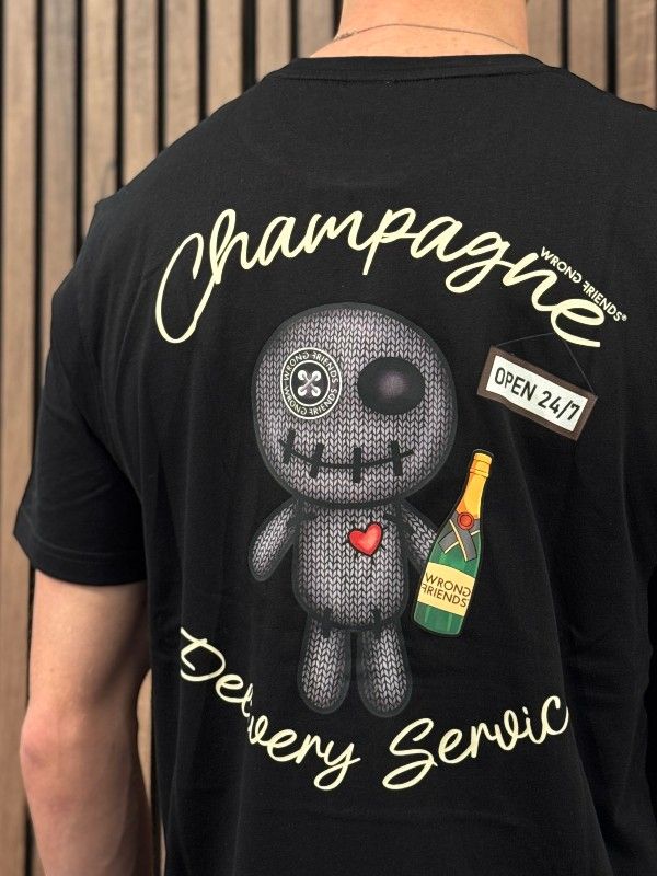 Wrong Friends - Tulsa T-shirt - Zwart