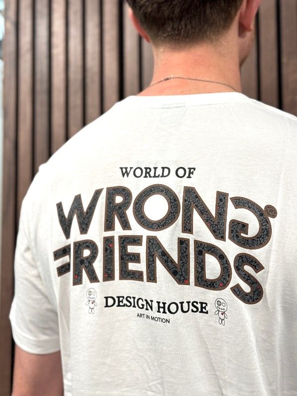 Wrong Friends - Zamora T-shirt - Wit