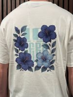 10 To Zero - T-shirt Blue Sauvage - Wit