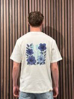10 To Zero - T-shirt Blue Sauvage - Wit