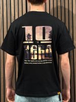 10 To Zero - T-shirt Sunset Adventures - Zwart