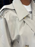 Airforce - Cropped Trenchcoat - Oatmeal Beige