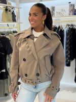 Airforce - Cropped Trenchcoat - Walnut Beige