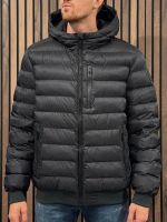 Airforce - Hooded Reversible Jacket - Gun Metal