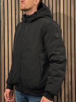 Airforce - Hooded Reversible Jacket - True Black