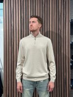 Airforce - Knitwear Quarter Zip - Beige