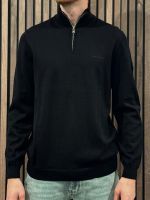 Airforce - Knitwear Quarter Zip - Zwart