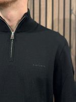 Airforce - Knitwear Quarter Zip - Zwart