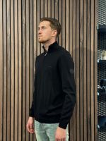 Airforce - Knitwear Quarter Zip - Zwart