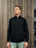 Airforce - Knitwear Quarter Zip - Zwart