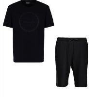 Armani EA7 - T-shirt en Short (2 losse items) - Zwart