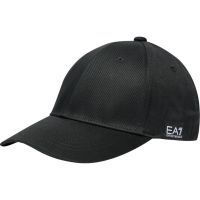 Armani EA7 - Unisex Woven Baseball Hat - Zwart