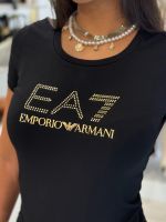 Armani EA7 - T-shirt - Zwart