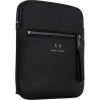 Armani Exchange - Flat Crossbody Messenger Bag - Zwart