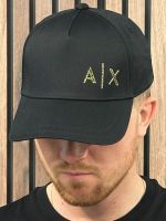 Armani Exchange - Man Woven Baseball Hat - Zwart