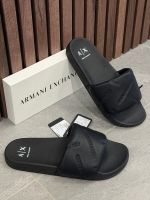 Armani Exchange - Slippers - Zwart