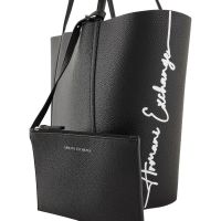 Armani Exchange - Shopping bag - Zwart
