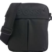 Boss - Stormy_NS_Zip Crossbody - Zwart