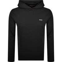 Boss - Waffle LS-Shirt H - Zwart