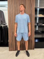 Boss - Rib T-shirt - Blauw
