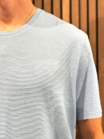 Boss - Rib T-shirt - Blauw