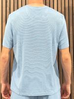 Boss - Rib T-shirt - Blauw