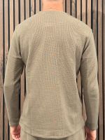 Boss - Waffle LS-Shirt - Bruin