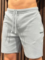 Boss - Waffle Shorts - Blauw