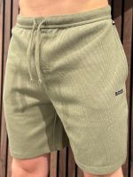 Boss - Waffle Shorts - Groen