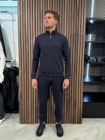 Boss - Structure 1/4 Zip - Blauw