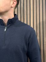 Boss - Structure 1/4 Zip - Blauw
