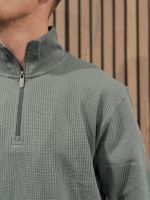 Boss - Structure 1/4 Zip - Groen